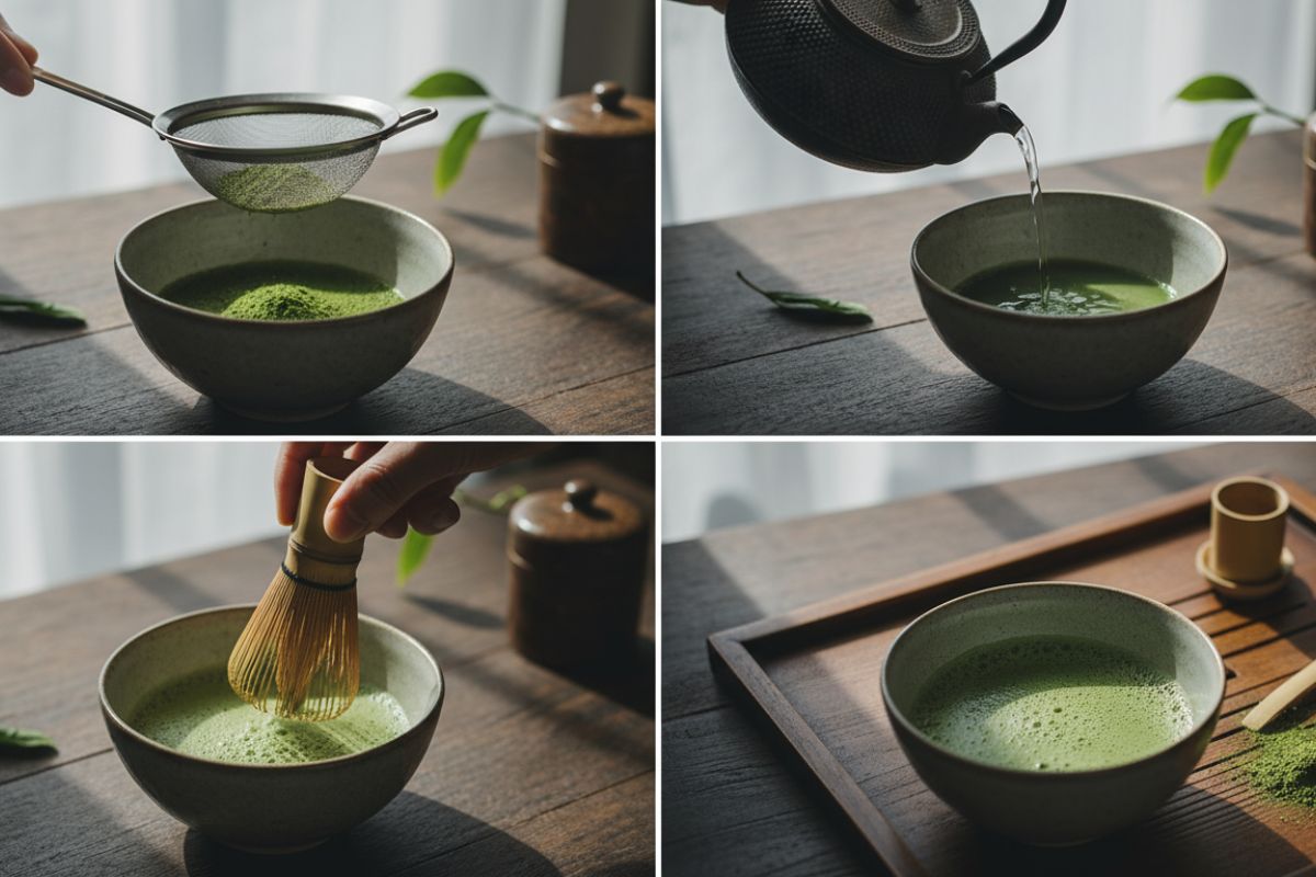 Wie bereitet man Matcha zu?