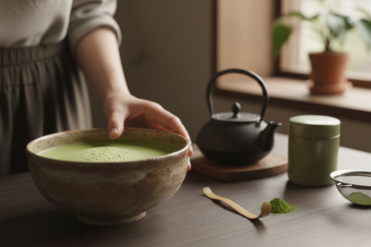 Wie bereitet man Matcha Tee zu?