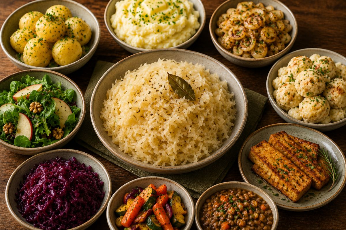 Was passt zu Sauerkraut vegetarisch?