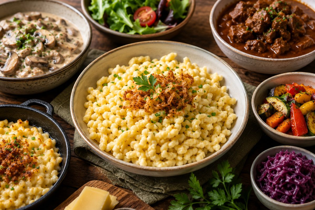 Was passt zu Spätzle?